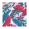 thumbnail image 5 of YFYANG Square Polyester Table Cloth, 60" x 60" Reusable Table Cover Kitchen Dining Room Red Abstract Leaf Texture Decorative Tablecloths for Tables of 2-4 People, 5 of 8