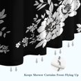 thumbnail image 6 of Pioneer Flower Floral Print Pattern Shower Curtain 72"x72" ,Bathroom Decorative Shower Curtains Set with 12 Hooks,Modern Waterproof Washable Shower Curtain, 6 of 6
