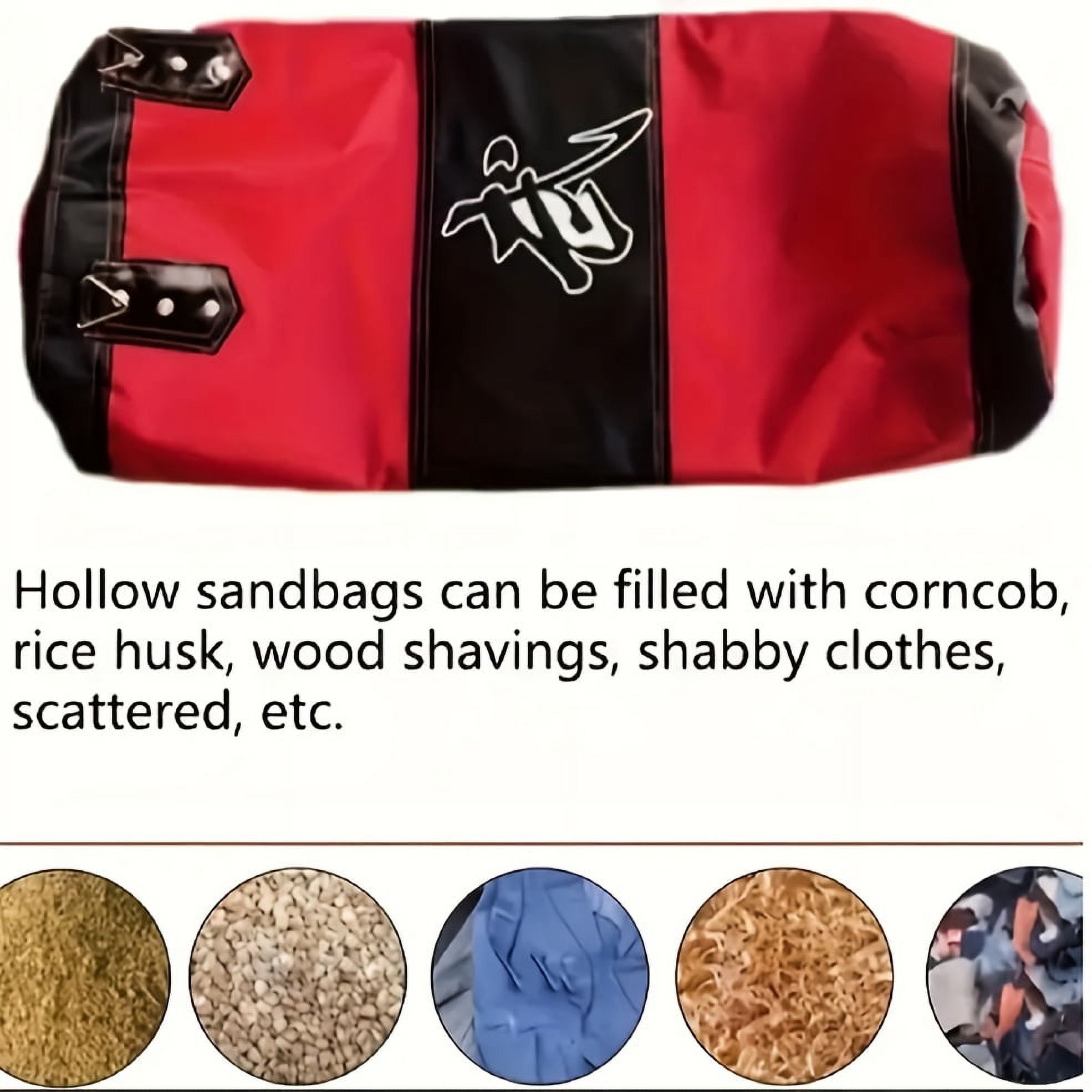 Heavy Punching Bag for Adults Youths Kids - Indoor/Garden Boxing Bag Unfilled Boxing Bag Set with Punching Gloves, Wraps, Chain, Ceiling Hook - Best Birthday Gift for Sports Fans