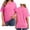 Pink, variant on Custom Photo Solid Color T Shirt Soft Casual Tee for Unique Ideas Running Shirts Women Casual Women's Tops Shirt for Juniors