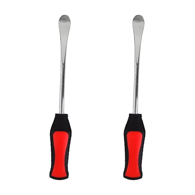 Juego de 3 palancas para neumáticos de coche, motocicleta, anillo de acero, cubierta protectora, llave de desmontaje, 2 unidades