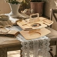 thumbnail image 4 of Plateau de Service en Bois Polyvalent Design Minimaliste Solution de Rangement pour Aliments pour l'Organisation Intérieure Extérieure Toutes Occasions, 4 of 4
