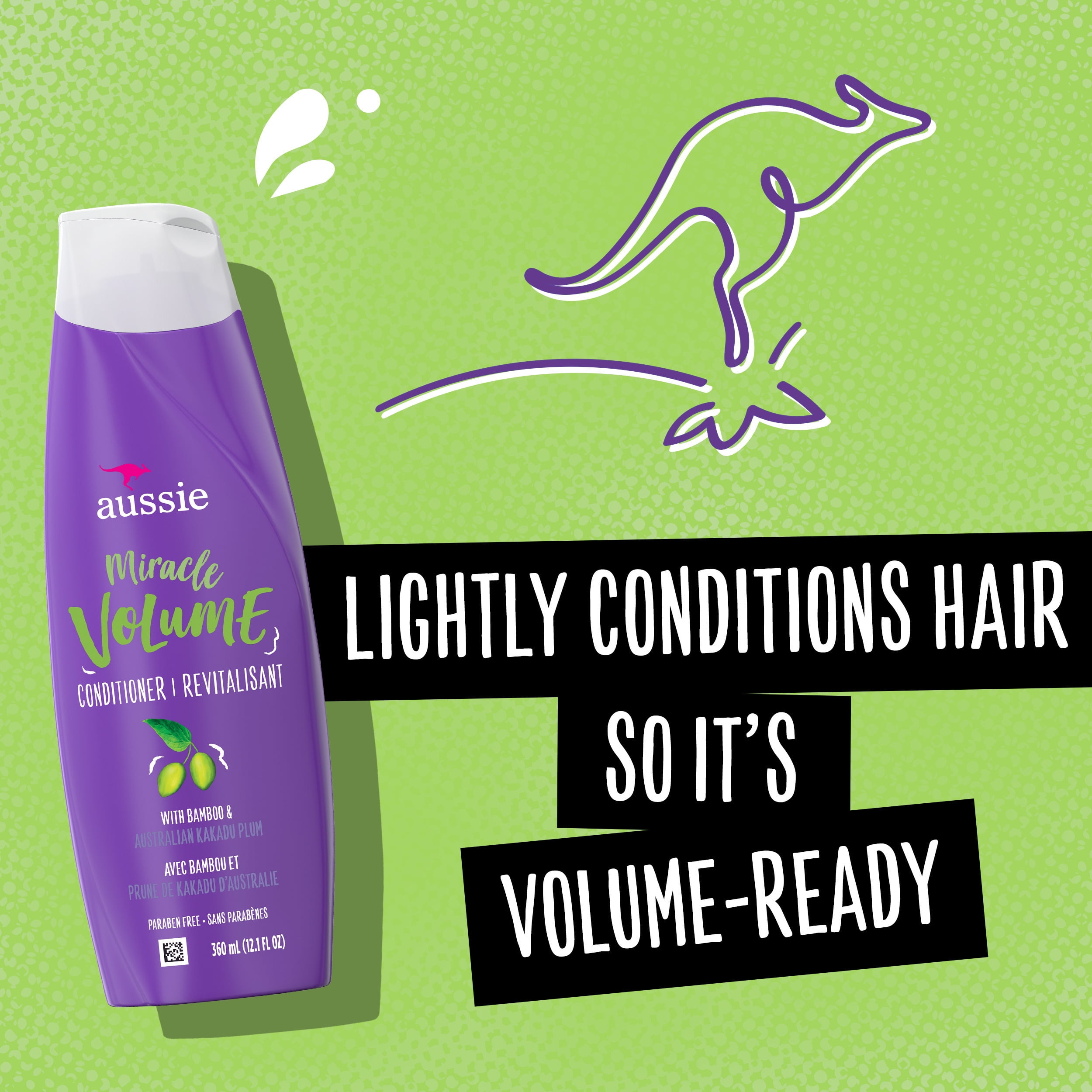 Aussie Miracle Volume Conditioner for Fine Hair, 12.1 fl oz  (图4) Aussie Miracle Volume Conditioner for Fine Hair, 12.1 fl oz  (图4)