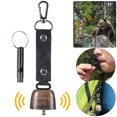 thumbnail image 6 of Yucurem Bear Bell with Emergency Whistle Set Loud Bear Bell for Bear Deterrent Essential for Adventure (Black), 6 of 10