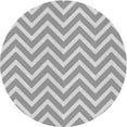 thumbnail image 1 of Ahgly Company Indoor Round Patterned Gray Goose Gray Area Rugs, 3' Round, 1 of 6