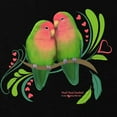 thumbnail image 2 of CafePress - Peach Faced Lovebirds - Maternity Dark T-Shirt, 2 of 3