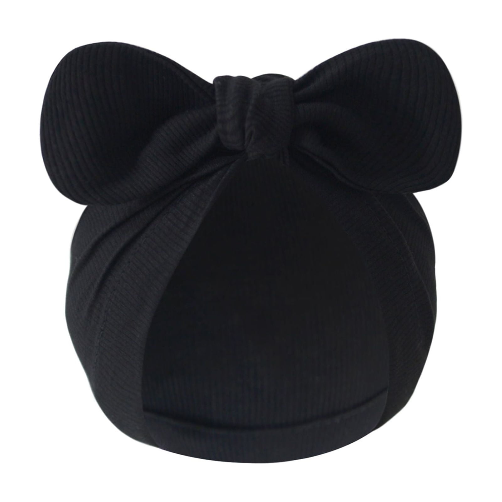 Cotton Bonnet Hat Newborns Bowknot Charm Nursing Hat Soft Breathable Baby Fetal Hat Brimless Hospital Caps Windproof