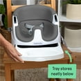 thumbnail image 6 of Ingenuity Baby Base 2-in-1 Convertible Feeding High Chair with Self Storing Tray, Grey, 6 of 18