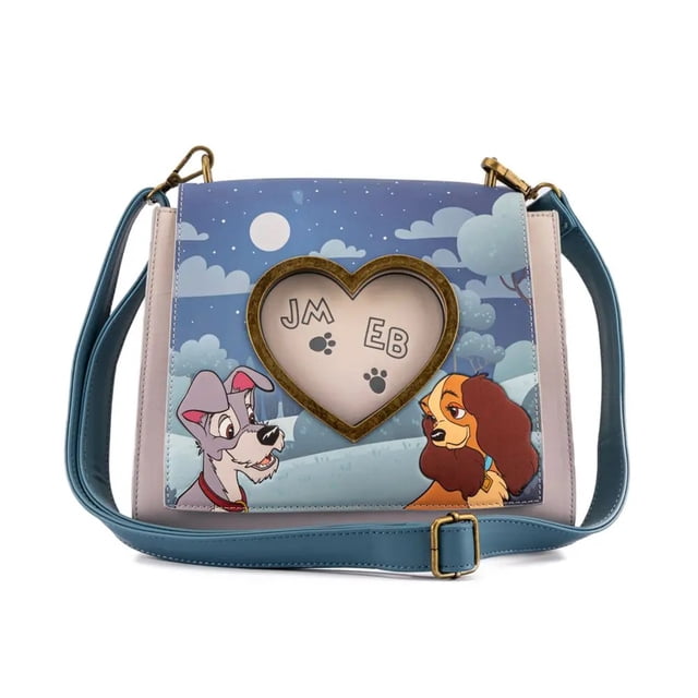 Loungefly Sac Bandoulière Scène Ciment Mouillé Disney Lady And The Tramp