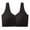 Black, variant on Srogem Wireless Front Closure Bras for Women No Underwire Comfort Full Coverage Smooth Seamless Bra Bralettes