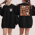 thumbnail image 2 of In My Spooky Mama Era Sweatshirts Women Cute Mom Halloween Shirts Spooky Season Sweatshirt Ghost Fall Pullover Tops, 2 of 2