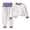 F5-Purple, variant on CAUYDY Newborn Girl Suits Toddler Clothes Fall Winter Long Sleeve Top Pants 2PCS Cute Set Infant Sleepers Baby Pajamas for Girls 12 18 24 Months Sizes 18-24 Months,Blue