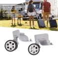 thumbnail image 3 of Ruedas de equipaje universales reemplazo de ruedas de equipaje con rotación de 360 ​​​​grados Fácil de instalar Gris claro de poco ruido para mantenimiento ANGGREK Otros, 3 of 8
