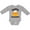 AC-Heather Grey, variant on Inktastic Happy Halloween Candy Corn Boys or Girls Long Sleeve Baby Bodysuit