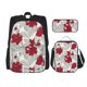thumbnail image 1 of Fotbe Leaves And Anemone Flowers In Red Grey Set Escolar 3 en 1 para Niños - Mochila Duradera con Lonchera Aislante y Estuche para Lápices - Mochila Escolar para Niños y Niñas, 1 of 7