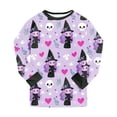 thumbnail image 6 of Gerichy Halloween Pajamas Little Boy Girls Crew Neck Cute Print Pajama Sets Long Sleeve Lovely Sleepwear 2 Piece Pjs Multiple Cartoon Jammies Pajama 2T-9T, 6 of 7