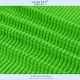 thumbnail image 5 of Subtrex Stretchy Textured Grid Washable Sofa Armrest Slipcover (Set of 2, Grass Green), 5 of 7