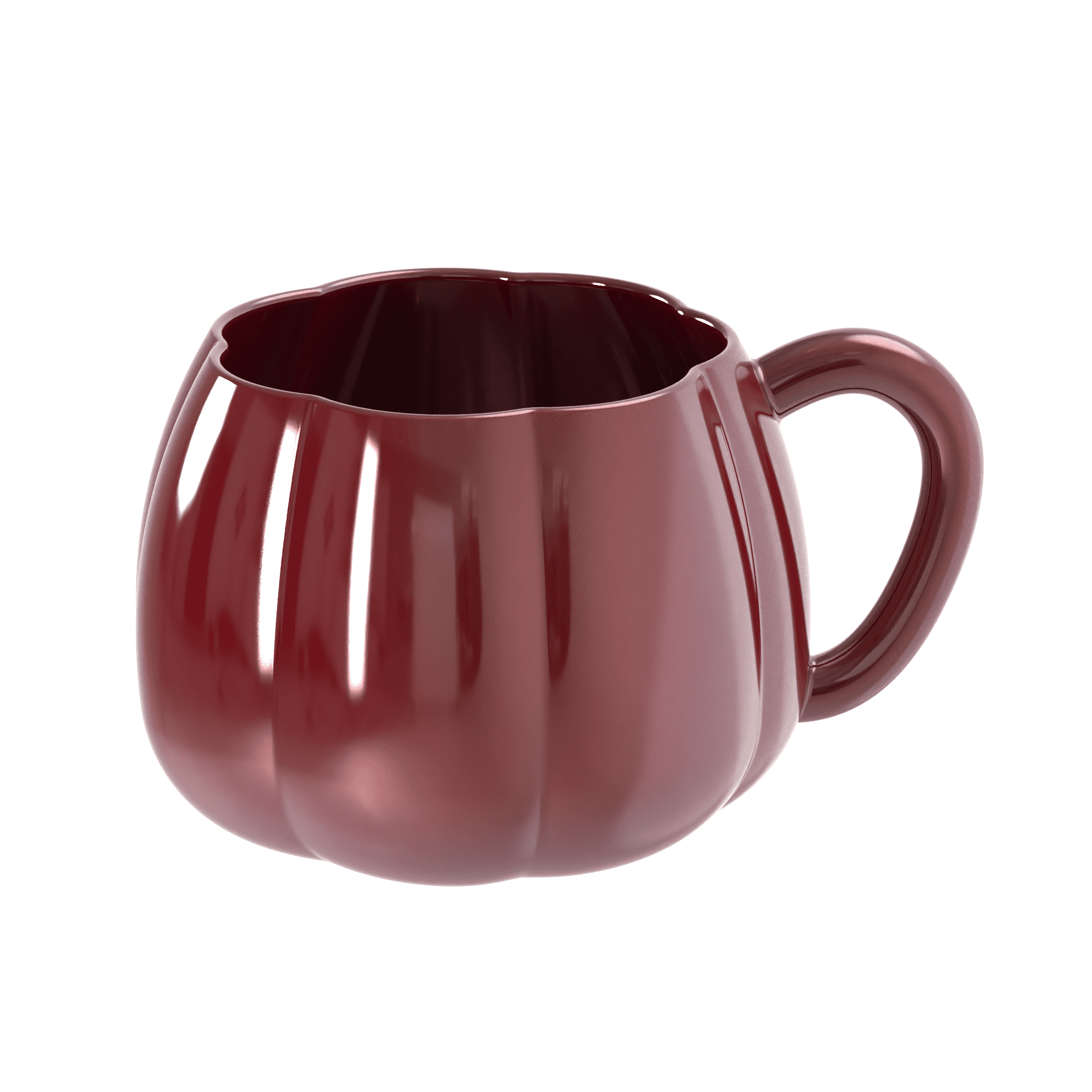 Thyme & Table 4-Pack 16oz Pumpkin Pearl Coffee Mugs
