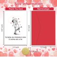thumbnail image 2 of Tarjeta de San Valentín Qiyepbro divertida para marido o novio, 2 of 8