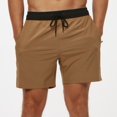 thumbnail image 1 of Pantalones cortos de playa para hombre, bañador con cierre elástico, secado rápido, bolsillos con cremallera Fivean unisex, 1 of 2