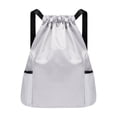 thumbnail image 2 of weibbin Lightweight Drawstring Bag Backpack for Men Outdoor Sports Fitness Bag Simple Women Drawstring Storage Bag for Gym, 2 of 6