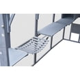 thumbnail image 7 of 112'' Large Outdoor Wooden Catio, Cat Enclosures with  Sleeping Houses & Bridges, Cat House with Waterproof Cover, Outside Cat Condon for Multiple Cats, 7 of 7