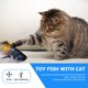 thumbnail image 1 of Juguete de gato de pez flexible realista, pez flotante que mueve juguetes, recargable por USB Hugtrwg Para estrenar, 1 of 6