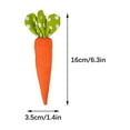 thumbnail image 3 of Easter Fabric Carrot under $5! Yrmaups Easter Fabric Carrot Decoration, Plush Carrot Ornaments for Table, Shelf, Basket Fillers, Spring Home Decor, Party Centerpiece, Festive Tray Arrangement, 3 of 5