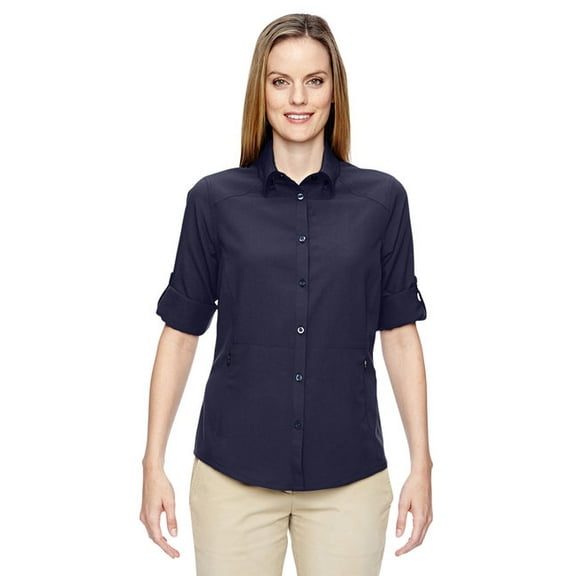 North End Ladies' Excursion Concourse Performance Shirt 77047 NAVY L
