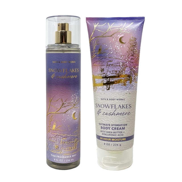 Set de regalo con fragancia Bath & Body Works Snowflakes Cashmere