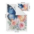 thumbnail image 5 of Butterfly and Flower Duvet Cover and Pillowcase Set for Single Bedding, Bedroom Accessories for Kids Teens, 5 of 5