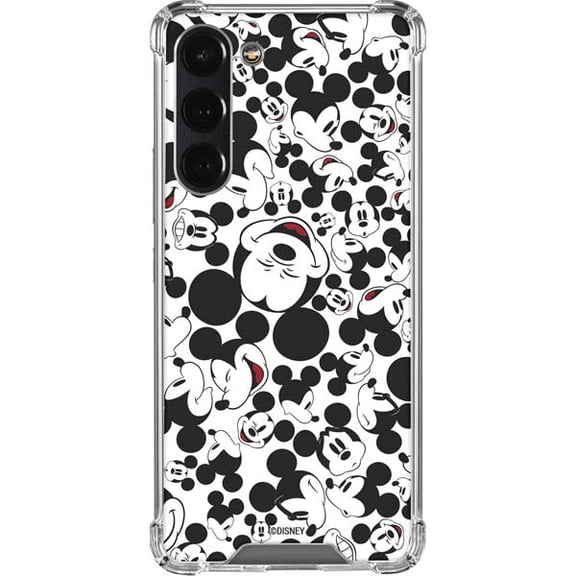 Skinit Disney Mickey Mouse Face Pattern Galaxy S24 FE Clear Case