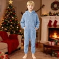 thumbnail image 4 of MEZZALL Warm Cozy Fuzzy Romper Jumpsuit Toddler Boys Girls Soft Onesie With Grip Soles For Indoor Outdoor Comfort Easy Dressing Classic Long Sleeve O-Neck Spring Child One-Pieces, 4 of 7