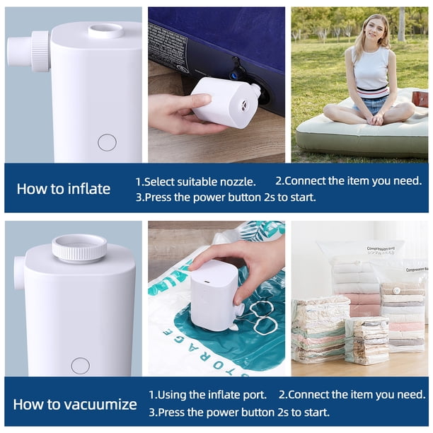 Pompe à Air Électrique pour Gonflables, Pompe pour Pataugeoire Pompe pour Matelas Pneumatique pour Lit d'Appoint Pompe à Air Électrique pour Gonflables, Pompe pour Pataugeoire Pompe pour Matelas Pneumatique pour Lit d'Appoint