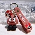 thumbnail image 3 of Llavero Super Mario de 22 estilos, Mario Bros, Luigi, Toad, Yoshi, Bowser, figura de acción, modelo de PVC, bolsa de dibujos animados, muñeco colgante, juguetes de regalo, 3 of 5
