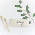 thumbnail image 3 of Courage Cotton Canvas Pencil Case and Travel Pouch, 3 of 4