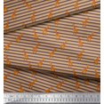 thumbnail image 2 of Soimoi Poly Georgette Fabric Stripe & Giraffe Animal Print Fabric by Yard 42 Inch Wide, 2 of 3