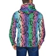 thumbnail image 5 of Zip Up Hoodies for Men - Colorful leopard print A Long Sleeve Comfrt Men'S Fashion Hoodies & Sweatshirts, Jackets for Men Hoodies Pullover Clothing Clothes with Pouch, 5 of 5