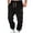 Black, variant on Turilly Mens Casual & Comfy Pants Fashion Joggers Sports Pants - Cotton Pants Sweatpants Trousers Long Pants