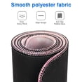 thumbnail image 4 of Game in Gold: Large 'Stay Positive' Non-Slip Mousepad - Rubber Base, Stitched Edges - Waterproof Desk Mat Perfect for Work, Office or Home, 4 of 7