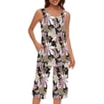 thumbnail image 1 of Baikeli Spring Sale 2024 Two Piece Outfits for Women Plus Size Suits Striped Tops Drawstring Waist Pants Jogger Sets with Pockets Womens Pant Suit, 1 of 7