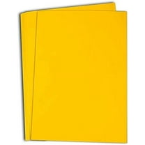 Hamilco Colored Cardstock Paper 11x17" Sunflower Yellow Color Card Stock Paper 50 Pack