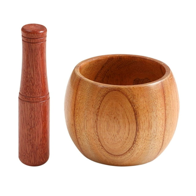 Juego de triturador de ajo y especias, tazón reutilizable para moler especias, juego de machacador de ajo L