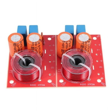 2Pcs 2 Way 80W Diy Speaker Filter Circuit Treble Bass Frequency Divider Home Theater Hifi Stereo Audio Crossover