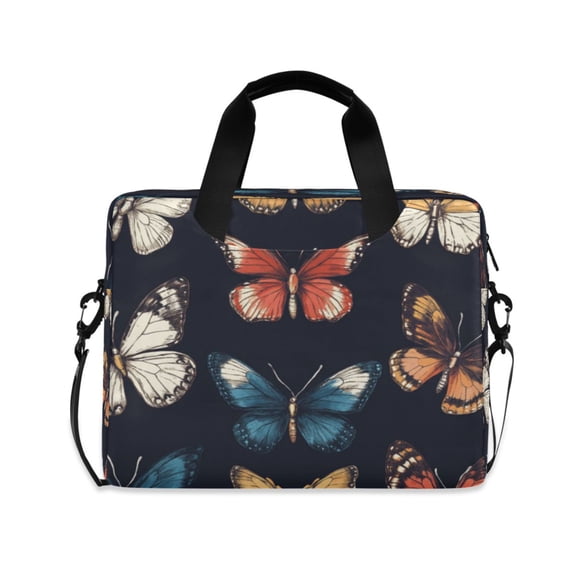 Laptop Bag Laptop Briefcase 15.7 x 3 x 11.8 Inches Laptop Bag Briefcases Laptop Storage Travel Laptop Bag Work Laptop Bag Colorful Beautiful Butterflies