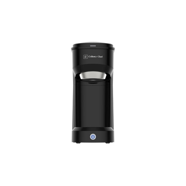 CULINARY CHEF - Cafetera retro para café molido, 300 mililitros, color negro