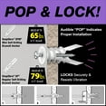 thumbnail image 5 of TOGGLER SnapSkru SPM Mini Self-Drilling Drywall Anchor with Screws, Glass-Filled Nylon, Made in US, for #6 to #8 Fastener Sizes Pack of 50, 5 of 7