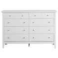 thumbnail image 3 of Glory Furniture Hammond 8 Drawer Dresser in White, 3 of 8