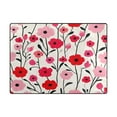 thumbnail image 5 of Yayeee Area Rugs for Living Room 5.2'x4' Non Slip Washable Bedroom Floor Carpet, Pink Floral, 5 of 6