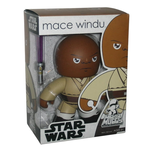 Star Wars Mighty Muggs Hasbro Mace Windu Vinyl Figure